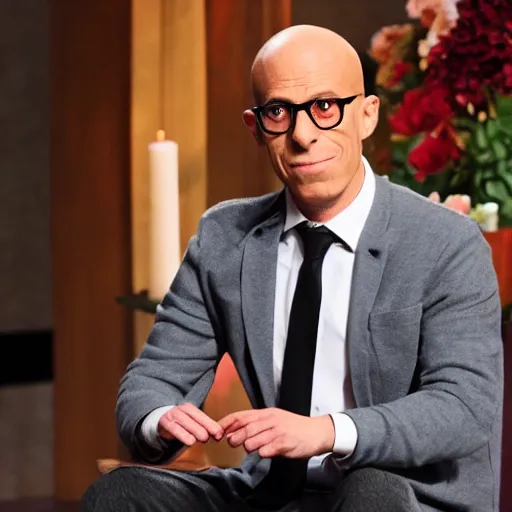 Image similar to Michel Foucault stars as the newest bachelor on the Bachelor reality show. Photographic, reality tv, high res, 4k, HD, ABC television, realistic