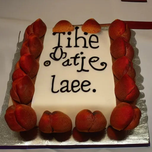 Image similar to the cake is a lie