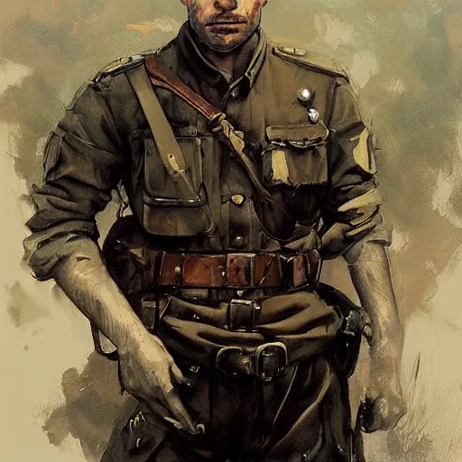 Prompt: portrait of a spanish civil war hero juan modesto guilloto leon, colourised, face portrait, epic, tragic, military art, fantasy, dieselpunk, hd shot, digital portrait, beautiful, artstation, comic style, by artgerm, guy denning, jakub rozalski, magali villeneuve and charlie bowater