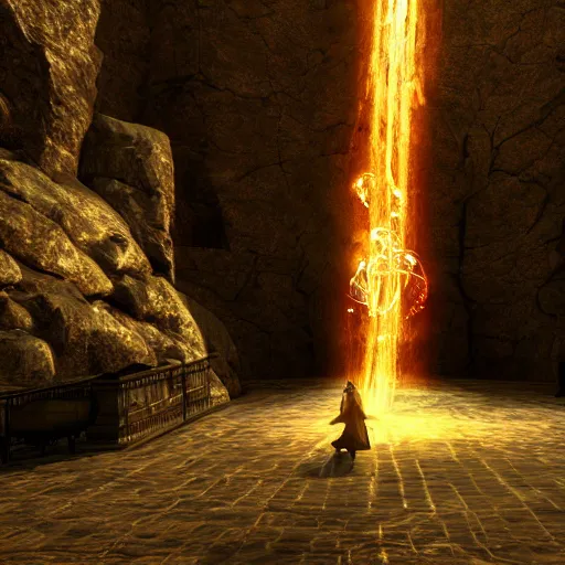 Prompt: lord of the rings, unreal engine, dramatic lighting