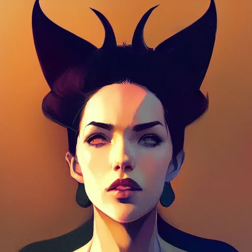 Image similar to a beautiful artwork side profile portrait of a witch by ilya kuvshinov and greg rutkowski, featured on artstation