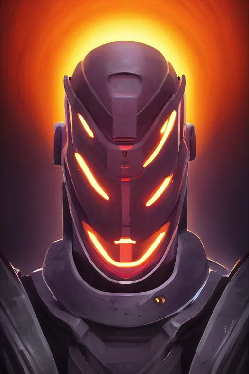 Image similar to epic mask helmet robot ninja portrait stylized as fornite style game design fanart by concept artist gervasio canda, behance hd by jesper ejsing, by rhads, makoto shinkai and lois van baarle, ilya kuvshinov, rossdraws global illumination radiating a glowing aura global illumination ray tracing hdr render in unreal engine 5