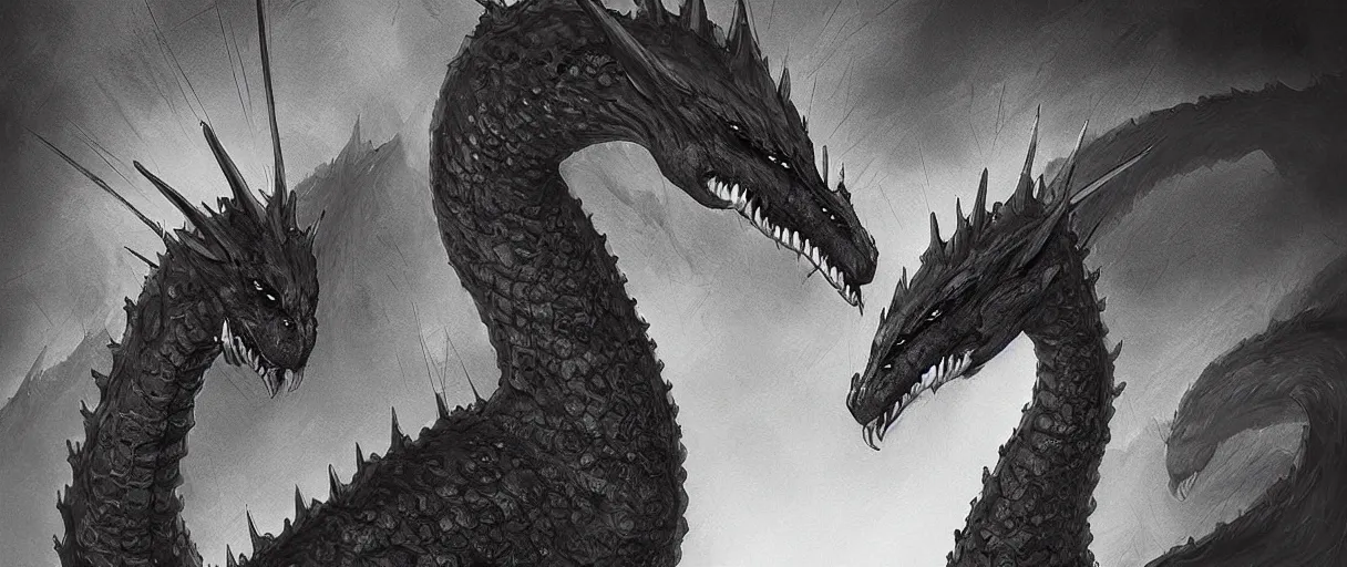 Prompt: “ a extremely detailed stunning portraits of king ghidorah by allen william on artstation ”