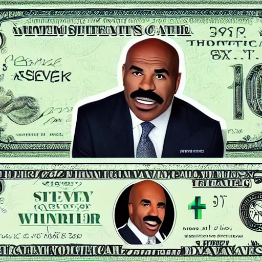 Image similar to Steve harvey on a dollar bill