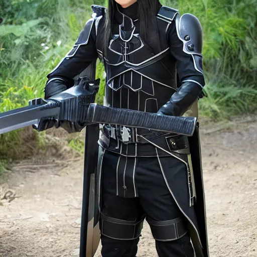 Image similar to Remi Malek as Kirito in Sword Art Online Movie Adaptation