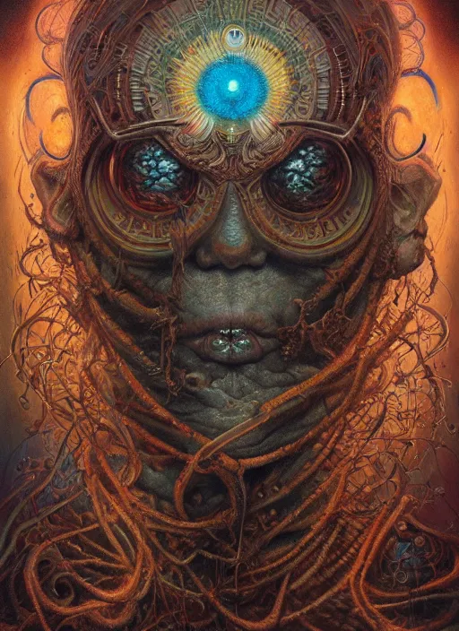 Prompt: dan deacon glowing eyes, shamanic poster lsd art, intricate, elegant, highly detailed, centered, digital painting, artstation, concept art, smooth, sharp focus, illustration, artgerm, tomasz alen kopera, peter mohrbacher, donato giancola, joseph christian leyendecker, wlop, frank frazetta