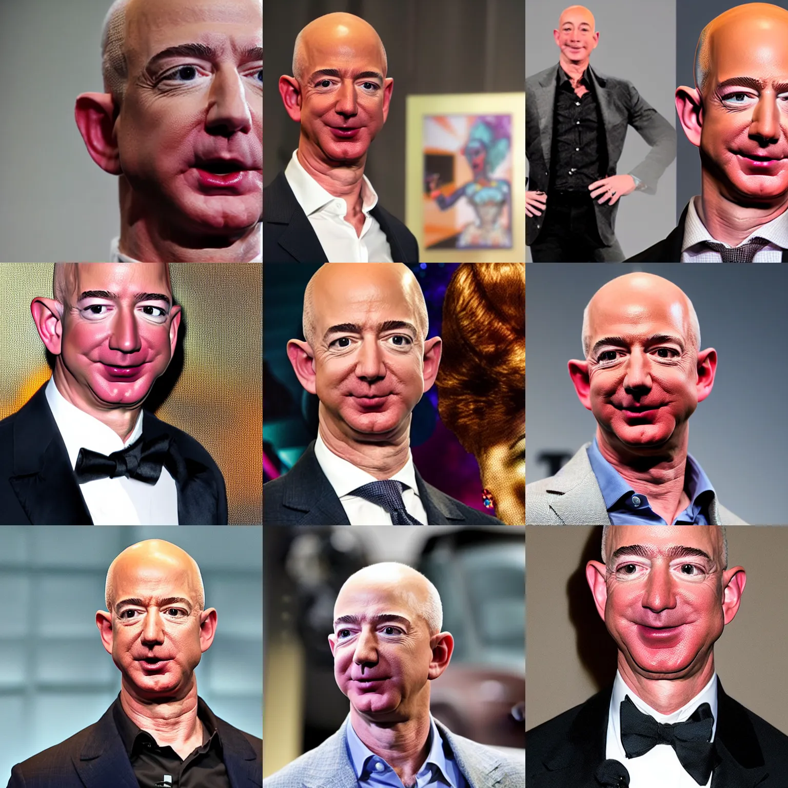 Prompt: jeff bezos as a drag queen