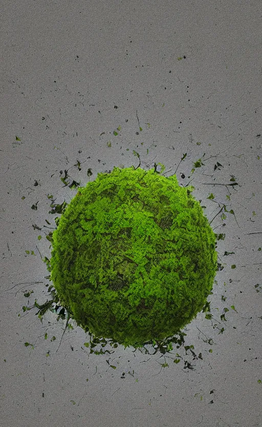 Prompt: the inside of a trash bag decorated with moss and flowers and illuminated by glowing orbs, octane render, abstract, unorthodox, 4k, desktop wallpaper, raytracing