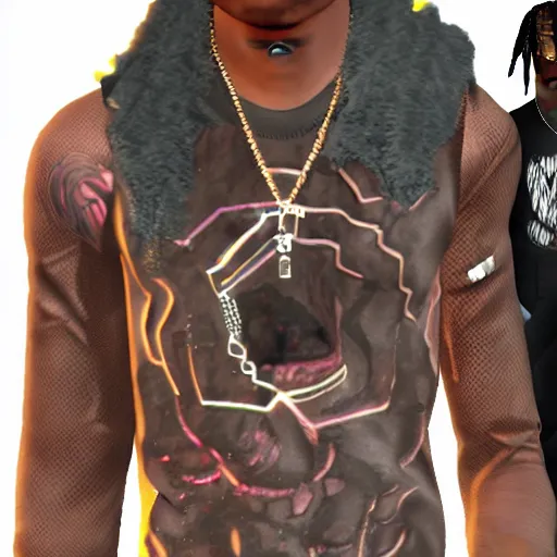 Image similar to Travis Scott in IMVU,