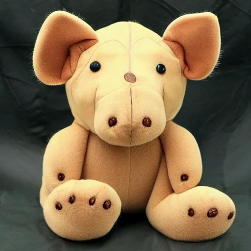 Image similar to softest long haired capybara plush toy cuddly