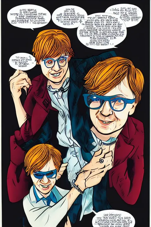 Prompt: Rupert Grint as Doc Oc, by Todd McFarlane