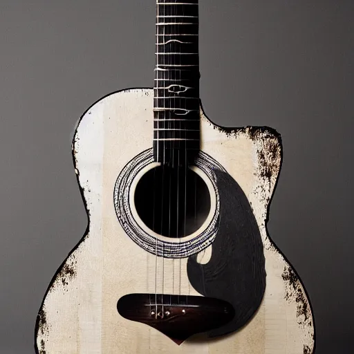 Image similar to guitar taken apart by todd mclellan