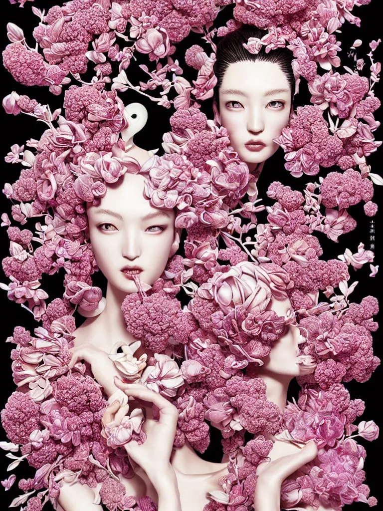 Prompt: fragrance advertising campaign by hirohiko araki, highly detailed, intricate, very beautiful