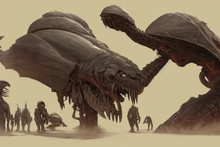 Image similar to schematic diagram alien boss, book, page, biology, detailed, artstation, cgsociety, Ralph McQuarrie and Greg Rutkowski