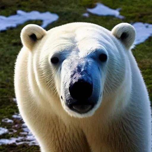 Image similar to bald polar bear