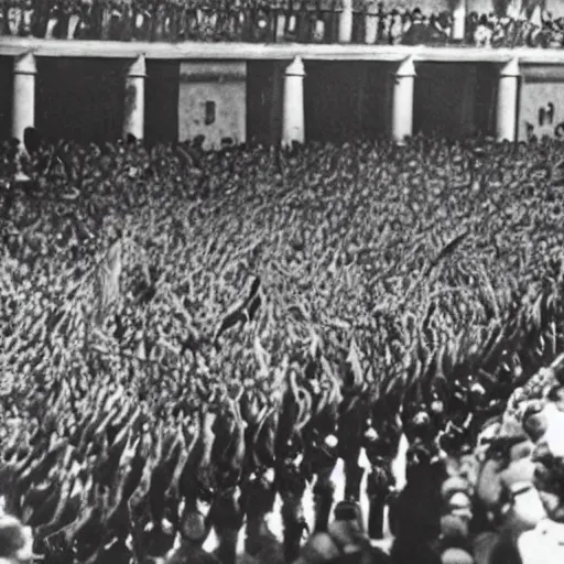 Prompt: joyful crowds of the Third Reich