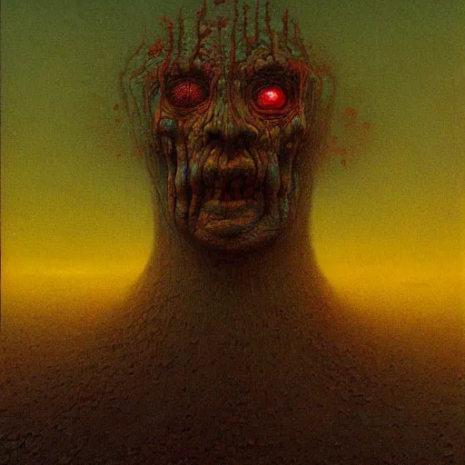 Image similar to mathian by Beksinski