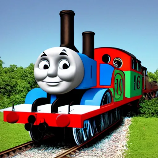Prompt: thomas the derp engine