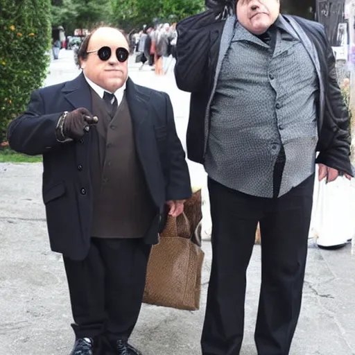 Image similar to detective sherlock danny devito