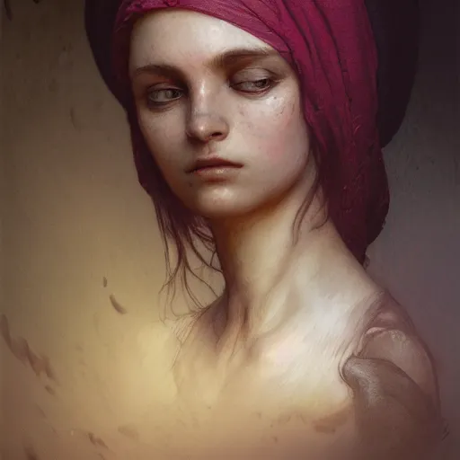 Prompt: A beautiful girl with crossed eyes, dunce, dumb, derpy, fullbody, intricate, brilliant, highly detailed, artstation, amish, concept art, smooth, sharp focus, illustration, art by greg rutkowski and orientalism and bouguereau and Zdzislaw Beksinski, good clear quality, colourful lighting, biology, symmetrical artwork, perfect face, 135 mm, cinematic, hyper realism, high detail, octane render, 8k, chrome accents