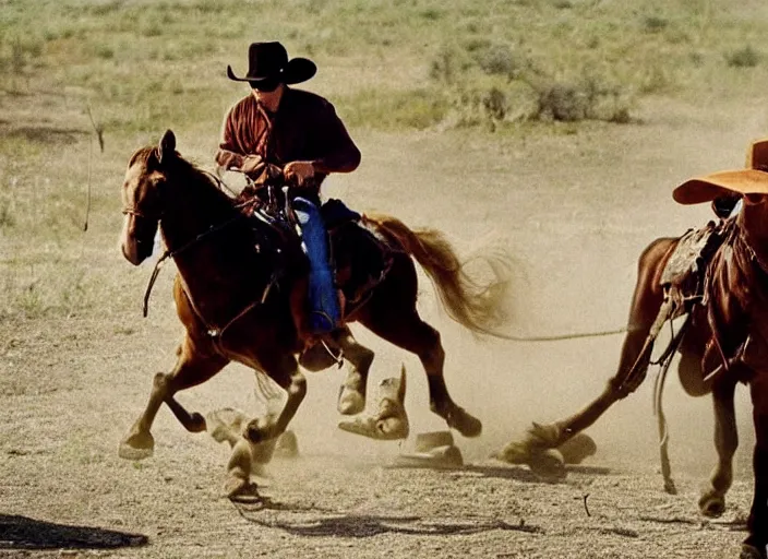 Prompt: a cowboy horse chase vigilantes with an eye masks disguise, lone ranger, shoot out, exploding horse limbs, blood guts, wide shot, from the hit 1 9 9 0 s tv show on tnt