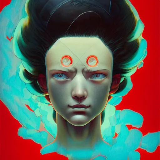 Image similar to prompt : soviet doomer portrait soft light painted by james jean and katsuhiro otomo and erik jones, inspired by akira anime, smooth face feature, intricate oil painting, high detail illustration, sharp high detail, manga and anime 1 9 9 9