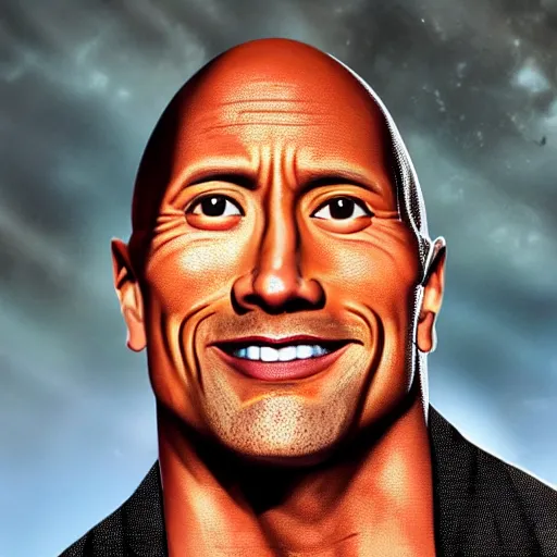 Prompt: Dwayne Johnson as The Rock