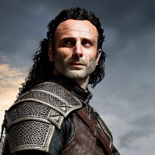 Image similar to andrew lincoln as geralt