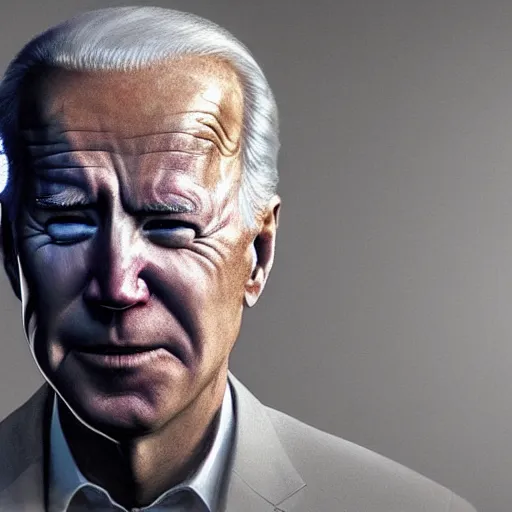Prompt: hyperrealistic mixed media image of joe biden in a wheelchair wearing a bicycle helmet, stunning 3 d render inspired art by istvan sandorfi and greg rutkowski, perfect facial symmetry, realistic, highly detailed attributes and atmosphere, dim volumetric cinematic lighting, 8 k octane extremely hyper - detailed render, post - processing, masterpiece,