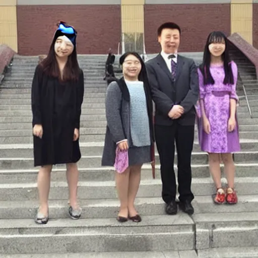 Image similar to A Chinese girl was admitted to graduate school in sociology