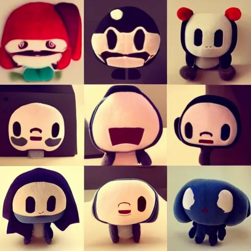 Image similar to isaac from binding of isaac as a beautiful plushie toy trending on instagram