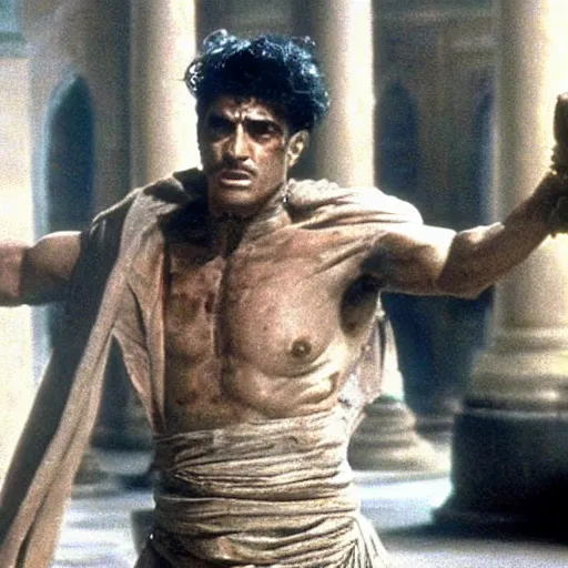 Prompt: a film still of Muhammad Avdol in The Mummy(1999)