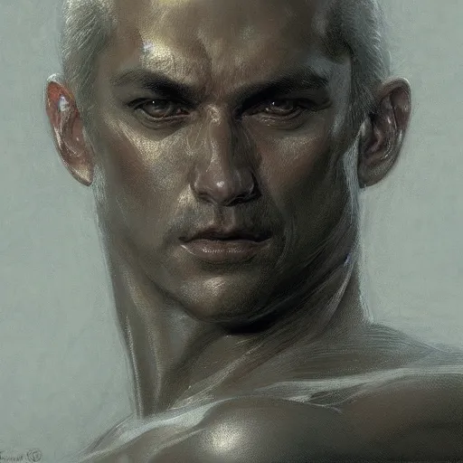 Image similar to Griffith, closeup character portrait art by Donato Giancola, Craig Mullins, digital art, trending on artstation