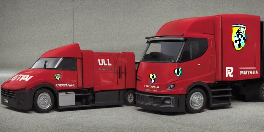 Image similar to “2020 Ferrari Truck, ultra realistic, 8k”