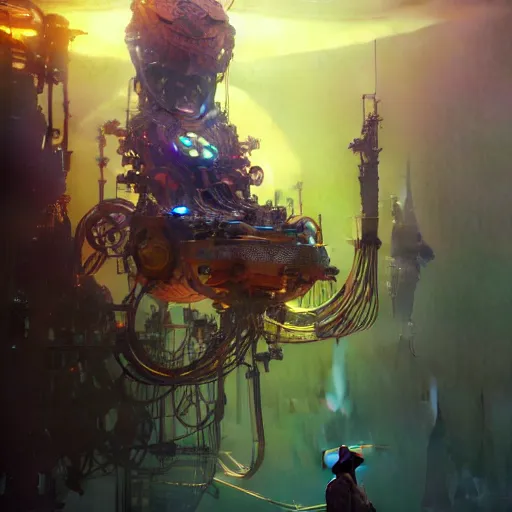 Image similar to a highly detailed digital image of an imagination machine, concept art, artstation, cgsociety, very detailed, intricate, detailed illustration, by greg rutkowski and alphonse mucha, Paul Lehr and Beeple, iridescent accents, ray tracing, product lighting, sharp, smooth, masterpiece