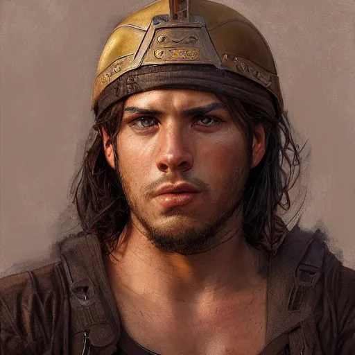 Image similar to the latin boy as a realistic heroic character, portrait art by donato giancola and greg rutkowski, realistic face, digital art, trending on artstation, 4 k resolution