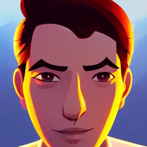 Image similar to face icon stylized minimalist casablanca, loftis, cory behance hd by jesper ejsing, by rhads, makoto shinkai and lois van baarle, ilya kuvshinov, rossdraws global illumination