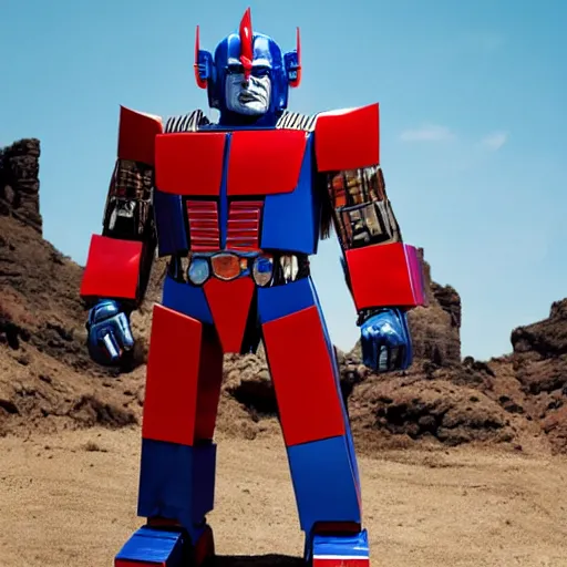 Prompt: Danny DeVito as Optimus Prime