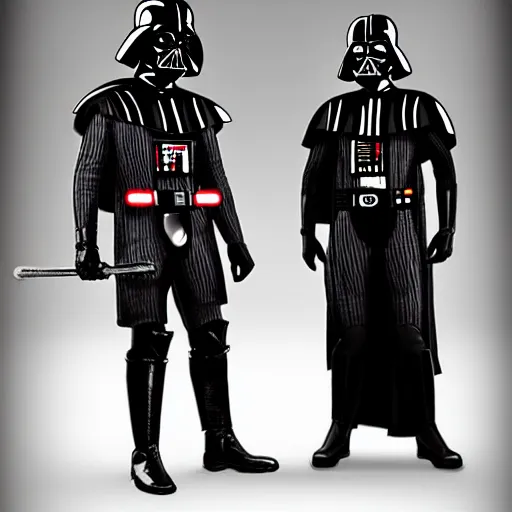 Image similar to darth vader with abs