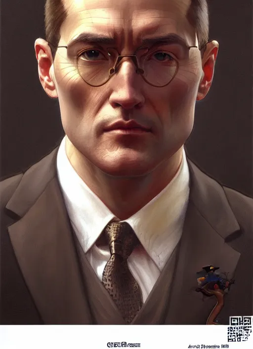 Image similar to portrait of d. b. cooper, intricate, elegant, highly detailed, my rendition, digital painting, artstation, concept art, smooth, sharp focus, art by artgerm and greg rutkowski and alphonse mucha and uang guangjian and gil elvgren and sachin teng, symmetry!!