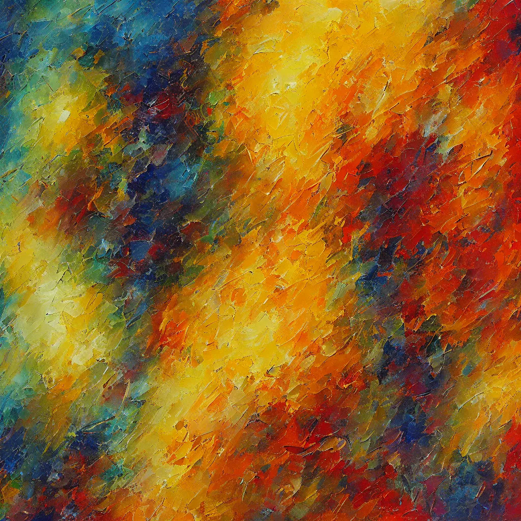 Image similar to unusual painterly impasto