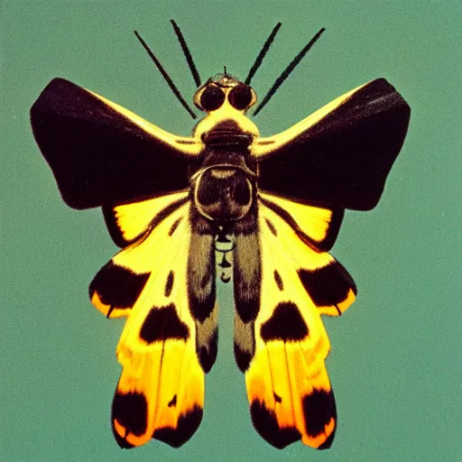 Image similar to Death's-head hawkmoth drawn by Dr. Seuss