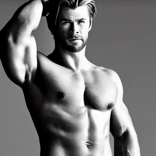Chris Hemsworth underwear commercial, Calvin Klein