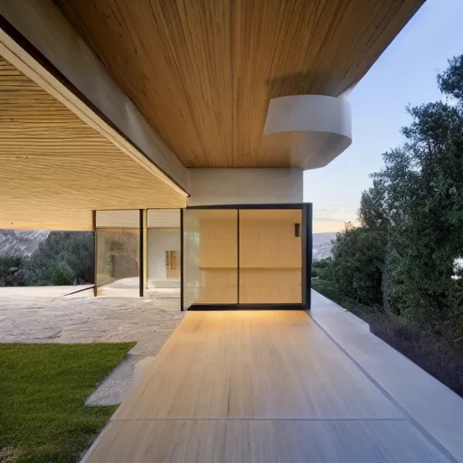 Image similar to a house designed by apple inc.