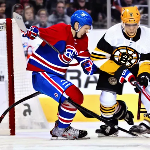 Image similar to montreal canadians vs boston bruins