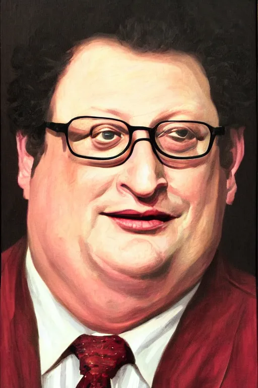 Image similar to Wayne Knight in an Elizabeth portrait, highly detailed,