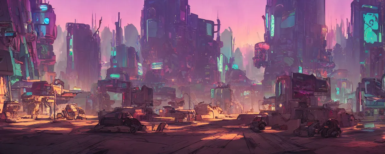 Image similar to science fiction city, borderlands 3 concept art, llustration, cyberpunk dark fantasy art, gta 5 cover, official fanart behance hd artstation by jesper ejsing, by rhads, makoto shinkai and lois van baarle, ilya kuvshinov, ossdraws