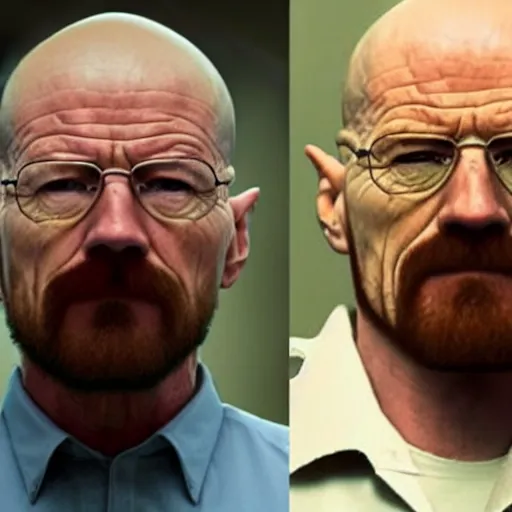 Image similar to walter white with down syndrome