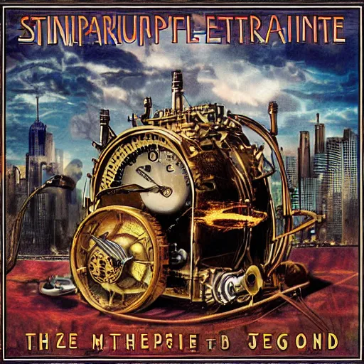 Image similar to steampunk defective | album artwork, used lp ( 2 0 0 6 )