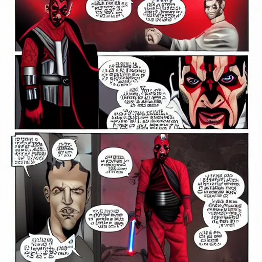 Image similar to darth maul as good guy